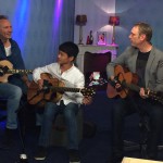 Live TV show with John Goldie and Melvyn Gnai